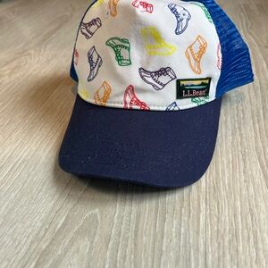 L.L. Bean Blue Hat with Sporty Mesh Design